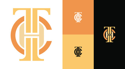 TC Monogram Fashion Apparel Business Logo Design Concept