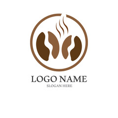 coffee bean icon vector