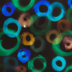 Elegant Acrylic Texture. Ethnic Watercolor