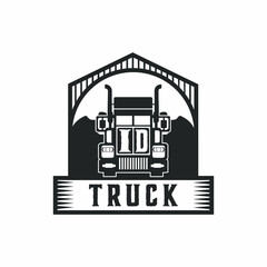 Fototapeta ID Initial Letter Truck Logo Design Simple Stock Vector obraz