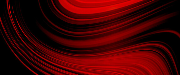Dark red template with bubble shapes. blurred geometric sample with gradient bubbles, abstract liquid black and red colors outer space orbit background.