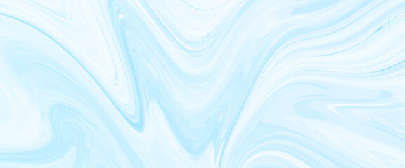 Marble rock texture blue ink pattern liquid swirl paint blue that is Illustration panorama background, marbling with natural luxury style swirls of marble and blue, calm design art with fluid texture.