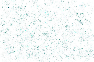 abstract blue green dots spatter brush paint mint turquoise celadon white texture background...
