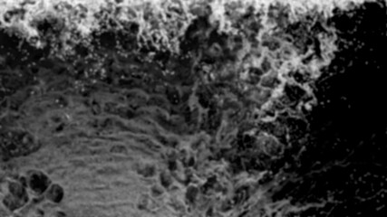 Milky and Blurry Fluidish Texture Start to fill the screen with a Large Splash on Black