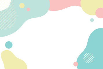 ベクター素材_ウェーブ_カラフル