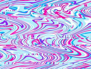 Fototapeta na wymiar video interference, new retro wave, glitches, abstract background, modern texture, 70-80s style retro background, rainbow background, VHS effect