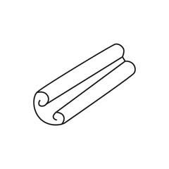 cinnamon icon in line style icon, isolated on white background