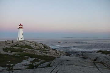 lighthouse on the coast
Peggy's Cove, Nova Scotia, Canada - obrazy, fototapety, plakaty