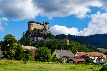 Fototapeta premium The ORAVA CASTLE in Slovakia