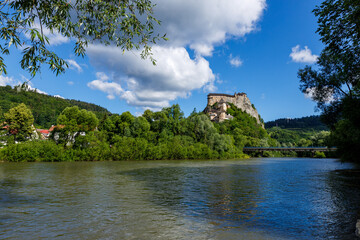 Fototapeta na wymiar The ORAVA CASTLE in Slovakia