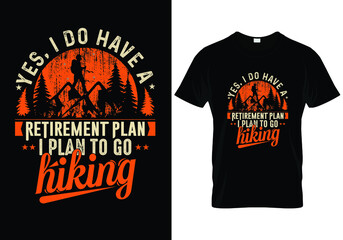 Hiking T-Shirt Design