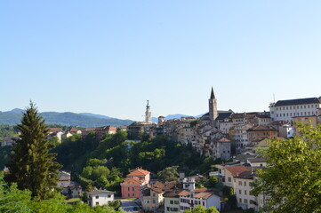 Fototapeta na wymiar Belluno city view, Italy