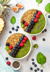 Green smoothie bowl