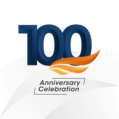 100 years anniversary design template. vector templates