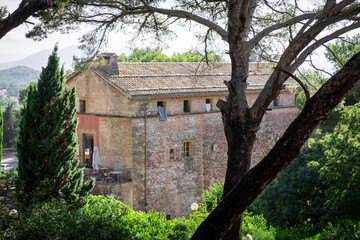 Fototapeta na wymiar Ermita de la Victoria, área natural de la Victòria, Alcúdia, Mallorca, balearic islands, Spain