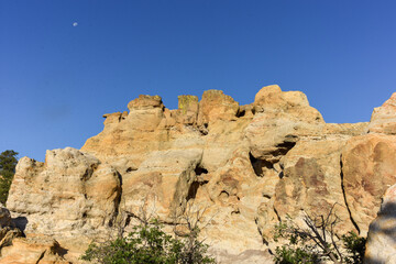 Fototapeta na wymiar Sandstone rock formations in Colorado.