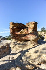 Sandstone rock formations in Colorado.