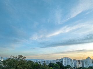 Fototapeta premium Vista aérea da cidade de São Paulo, bairro do Ipiranga