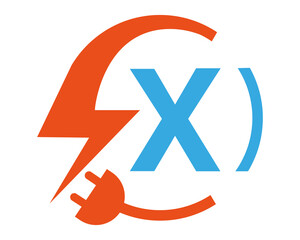 X modern Logo vector icon template