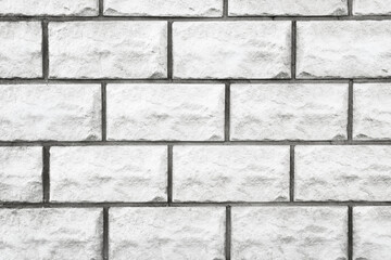 Texture of white brick wall as background
