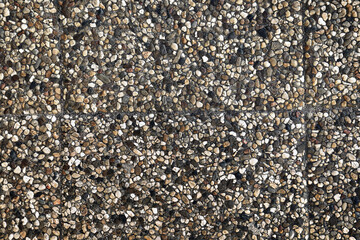 Texture of grey stone surface as background, top view