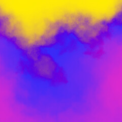 Fototapeta na wymiar Abstract background of colorful smoke. Trendy design for banners, posters, backgrounds. Colorful clouds. 