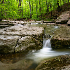 Small water fall in the Arkansas Ozark