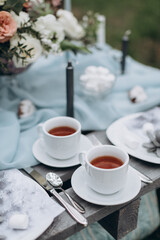 table setting for a dinner