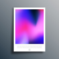 Abstract Gradient Design for posters, flyers, brochure covers, or other printing products. Vector illustration