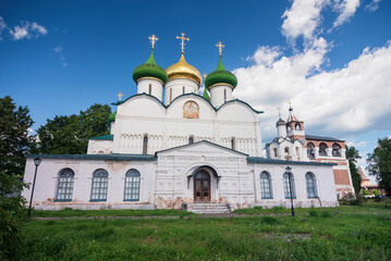 Fototapeta na wymiar Transfiguration Cathedral in Suzdal, Vladimir region, Russia.