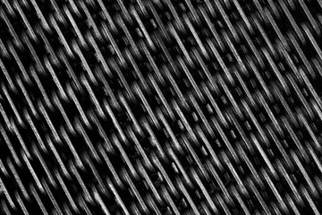 Black metallic texture background with stripes - obrazy, fototapety, plakaty