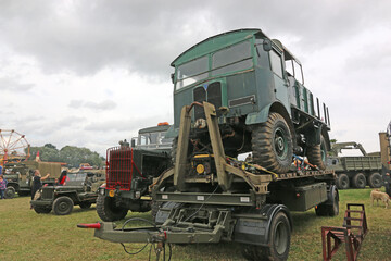 Vintage  truck in a field	