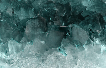 cyan quartz macro background