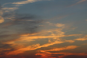 sunset cloud