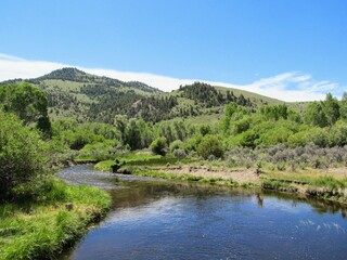 Fototapeta na wymiar Grasshopper Creek Valley in Montana