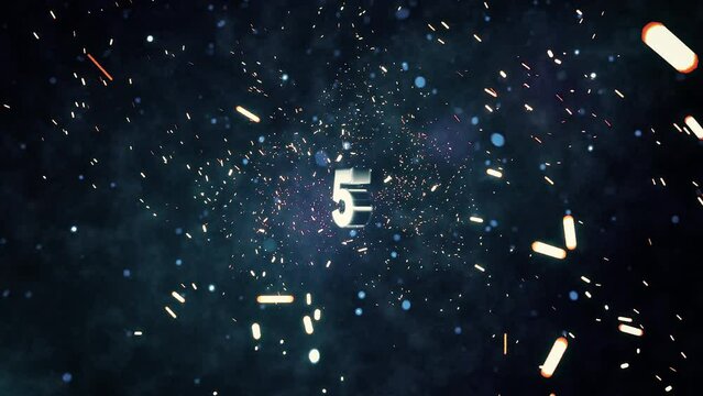 Happy new year 2021, modern silver 2023 text.