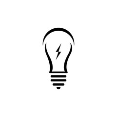lamp icon logo vector design template