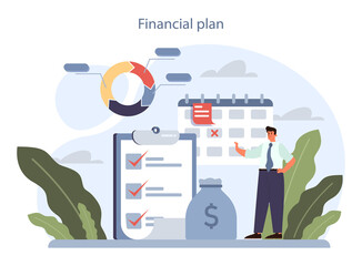 Business plan layout. Business strategy structure. Organizational