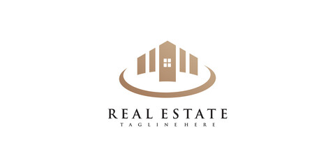 Real estate, building and construction logo vector design