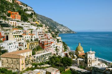 Positano town view