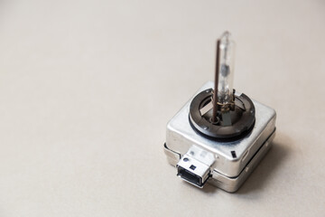 Xenon lamp for cars; automotive and transportation theme