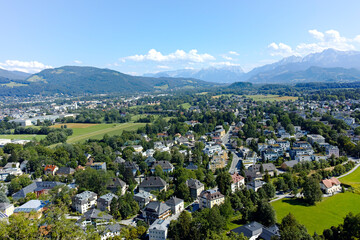 Fototapeta na wymiar Old town of Salzburg, Austria