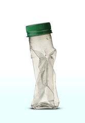 a small plastic juice bottle