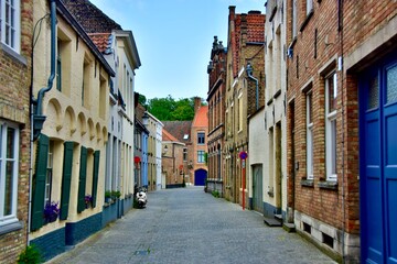 Fototapeta na wymiar Streets of Brugge