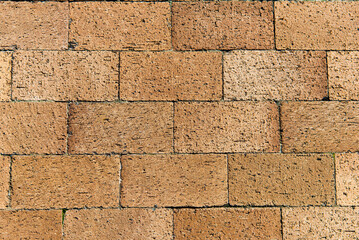 Large Grungy желтого Brick Wall Background