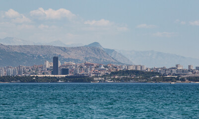 Panorama of the city of Split - Dalmatia - Croatia