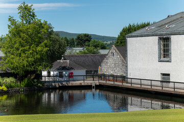 Obraz premium 10 July 2022. Glenfiddich Distillery, Dufftown, Moray, Scotland.