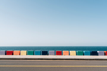 Dodu-dong Rainbow Coastal Road in Jeju Island, Korea