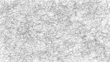 Hand drawn curved lines chaos scrawls. Random chaotic pattern. Abstract artwork.