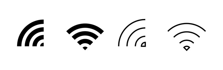 Wifi icon vector. signal sign and symbol. Wireless  icon